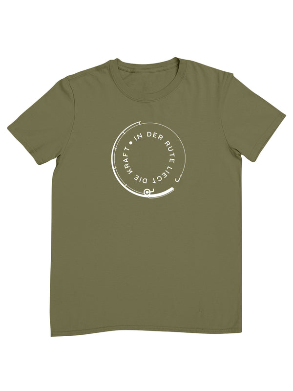 In der Rute liegt die Kraft | Herren T-Shirt