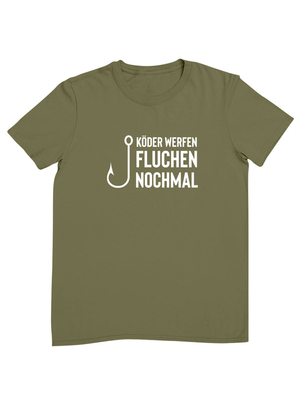 Köder werfen | Herren T-Shirt