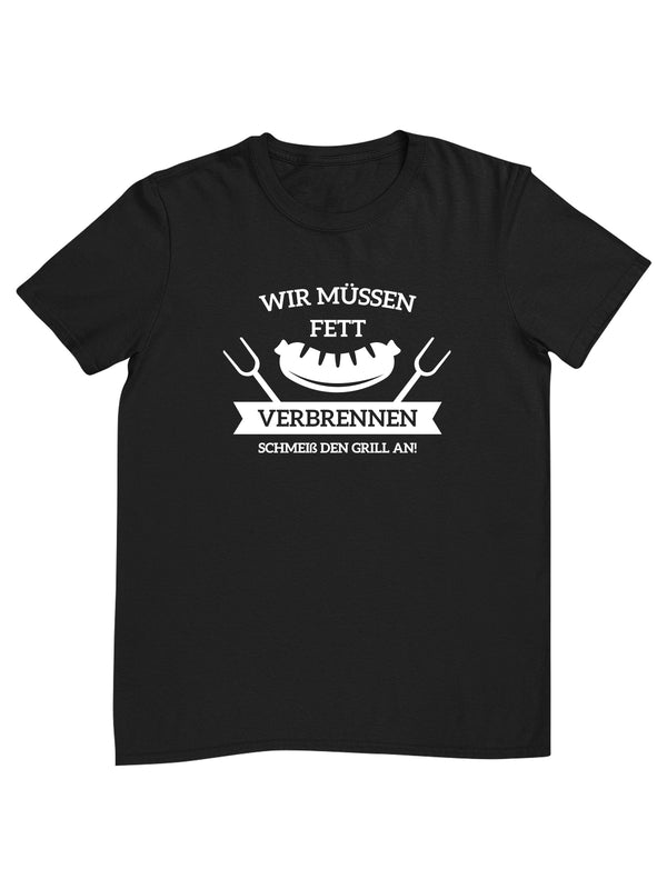 Fett verbrennen | Herren T-Shirt