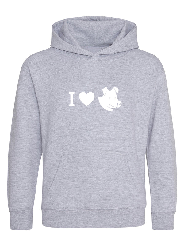 Ich liebe Schweine | Kids Hoodie