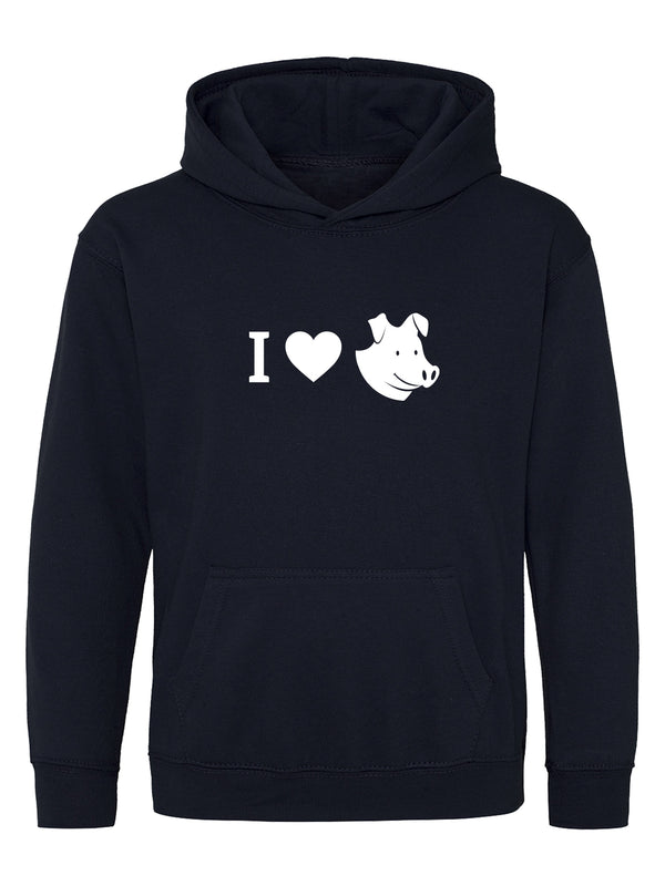 Ich liebe Schweine | Kids Hoodie