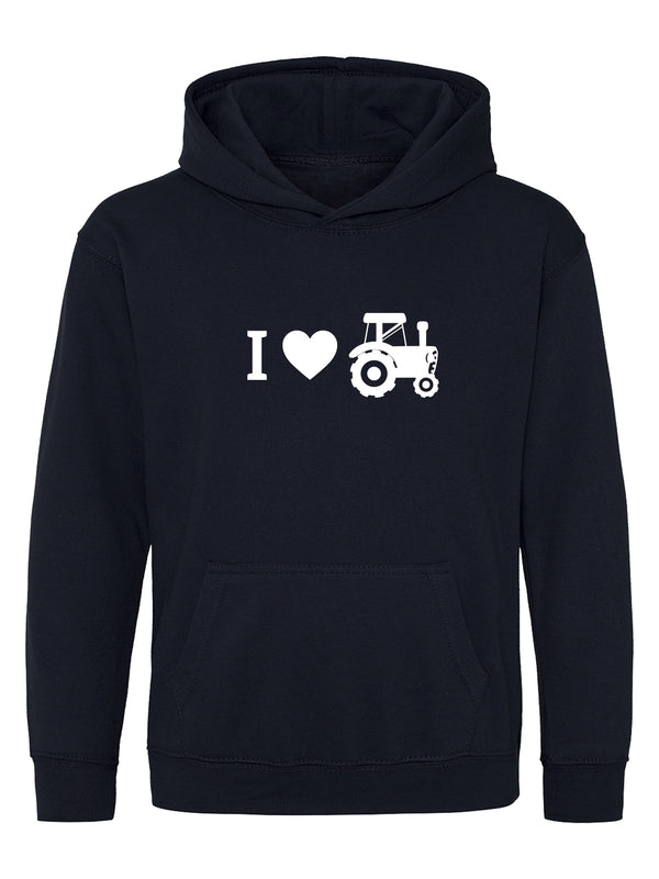 Ich liebe Trecker | Kids Hoodie