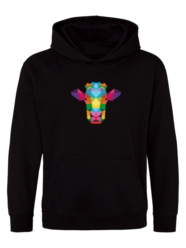 Polygon Kuh | Kids Hoodie