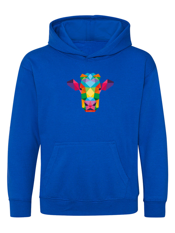 Polygon Kuh | Kids Hoodie