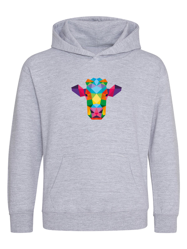 Polygon Kuh | Kids Hoodie