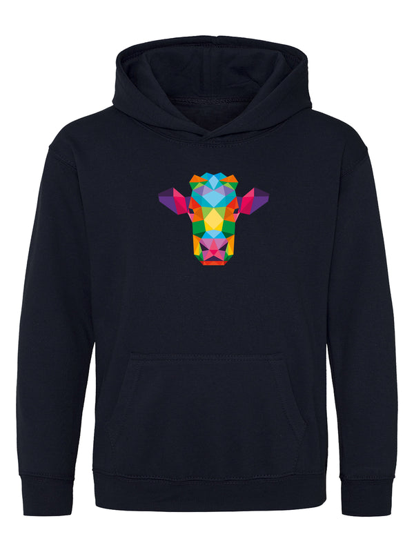 Polygon Kuh | Kids Hoodie