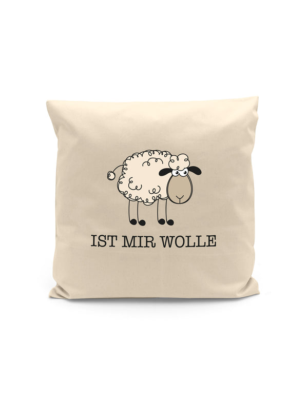 Ist mir Wolle | Kissen Quadratisch