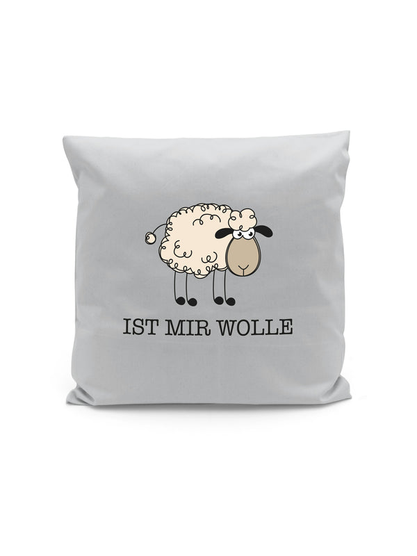 Ist mir Wolle | Kissen Quadratisch