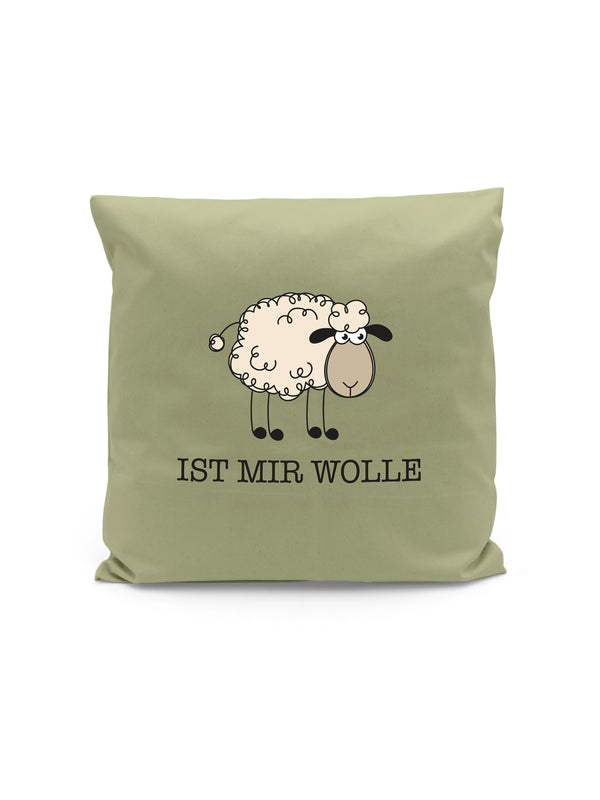 Ist mir Wolle | Kissen Quadratisch