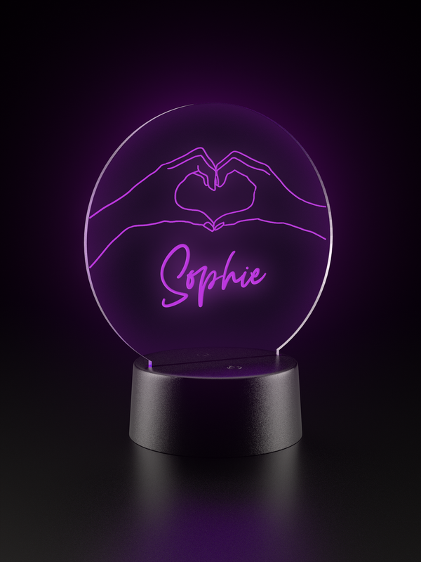Love | Acrylglas-Leuchte