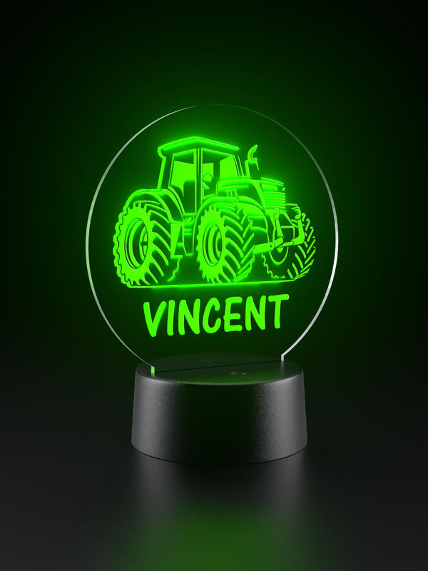 Traktor  Acrylglas-Leuchte –