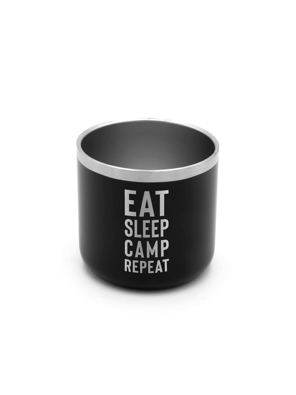 Eat Sleep Camp Repeat | Tasse aus Edelstahl