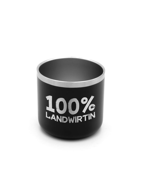 100% Landwirt/in | Tasse aus Edelstahl