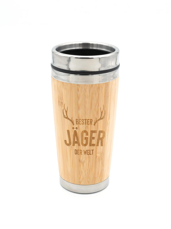 Bester Jäger | Bambus Thermosbecher