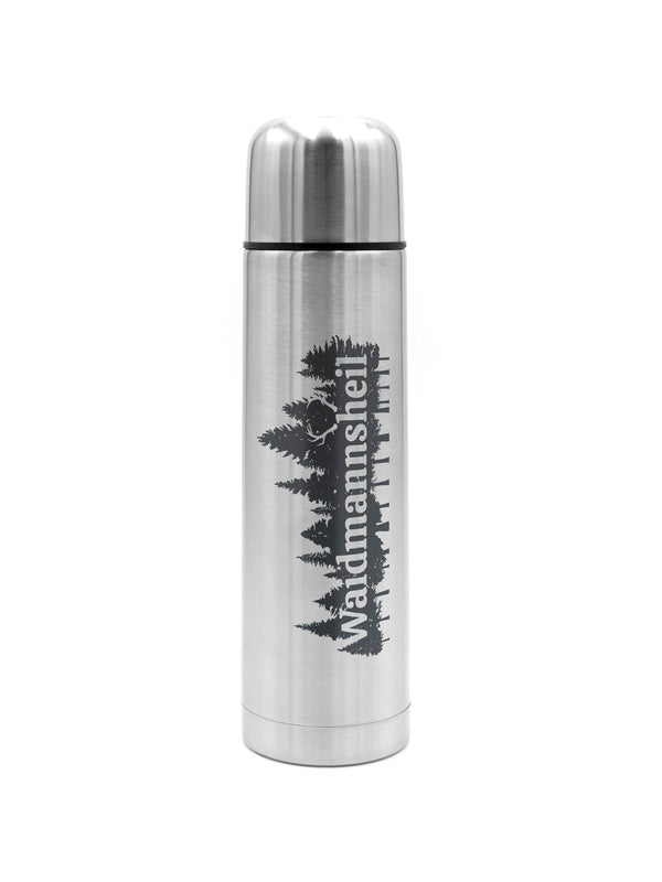 Waidmannsheil | Thermosflasche Silber