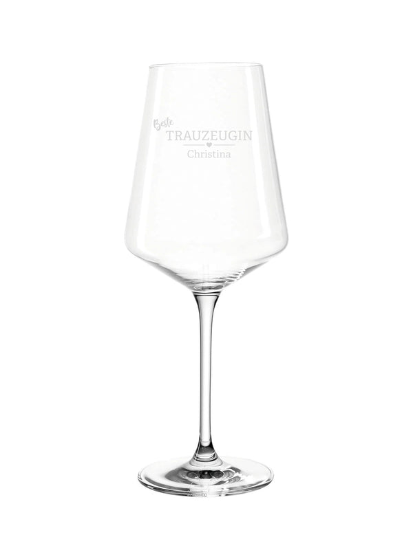 Beste Trauzeugin "Personalisiert" | Weinglas