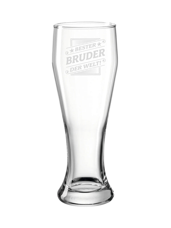 "Bester Bruder" | Bierglas Classic