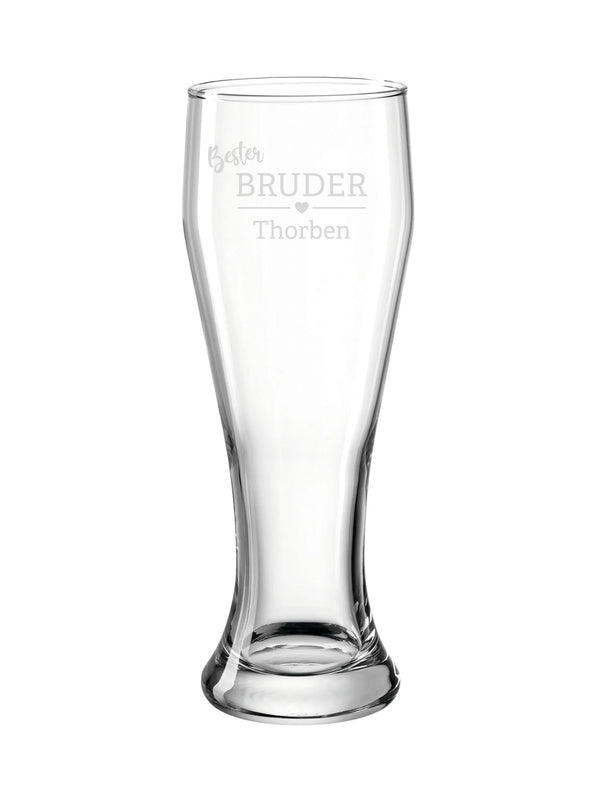 "Bester Bruder - Personalisiert" | Bierglas Classic