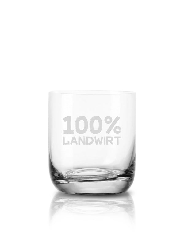 100% Landwirt | Whiskyglas