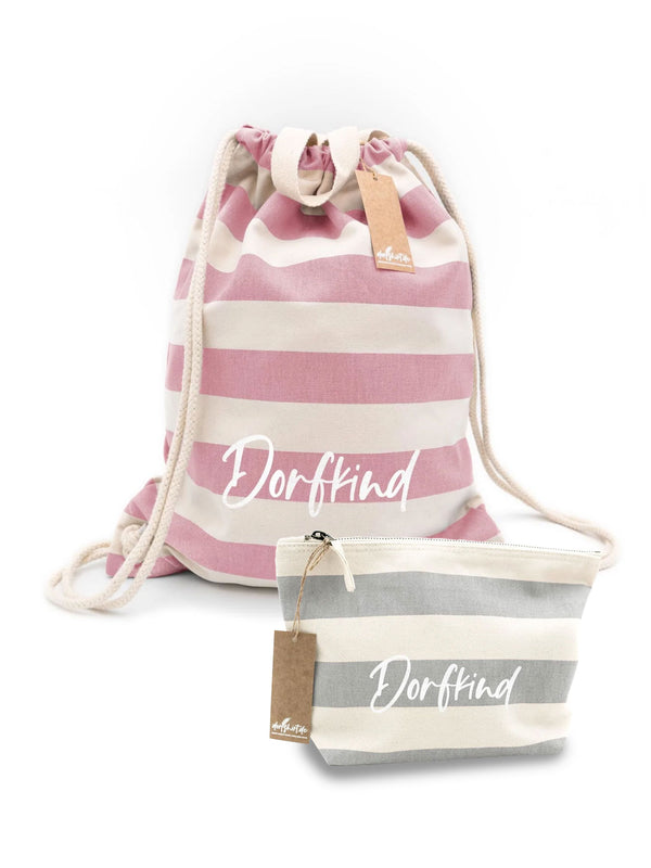 Dorfkind | Turnbeutel & Kulturbeutel Set